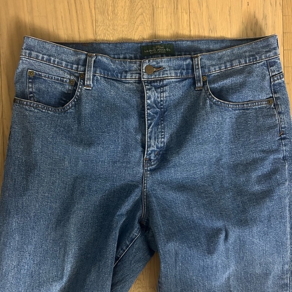 Lauren Ralph Lauren LRL Jeans Co. Classic Straight Leg Denim Jeans - Picture 2 of 9